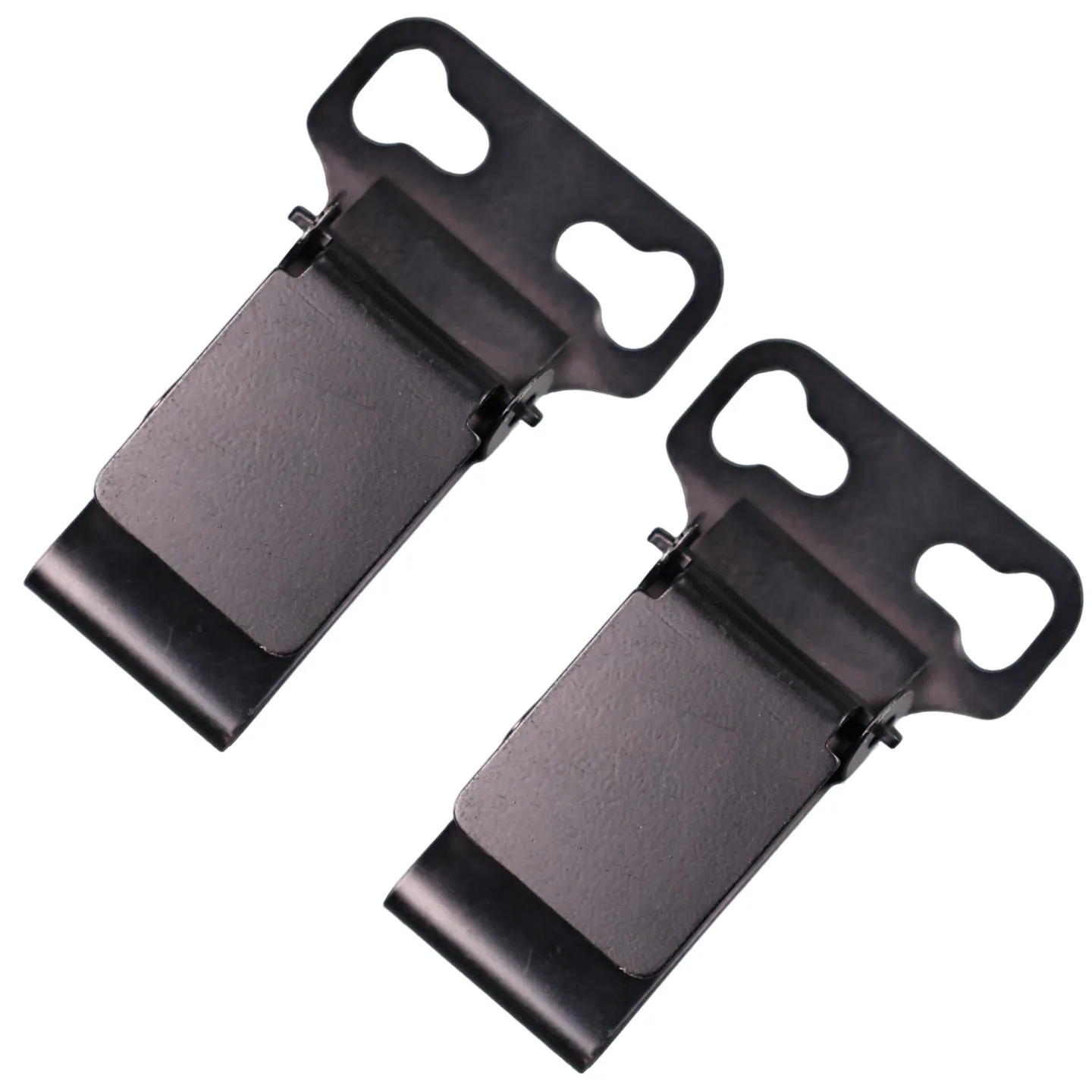 Stainless Steel IWB Belt- Less Tuck Clip Loop Clamp Buckle Sheath Holster Molle Pouch Adjustable Cant W/ Mounting Hardware