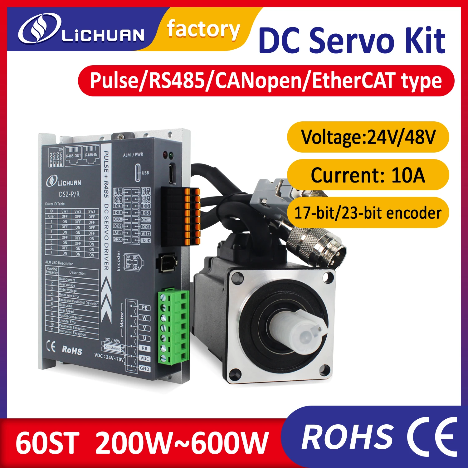 DC48V Servo Motor 2…