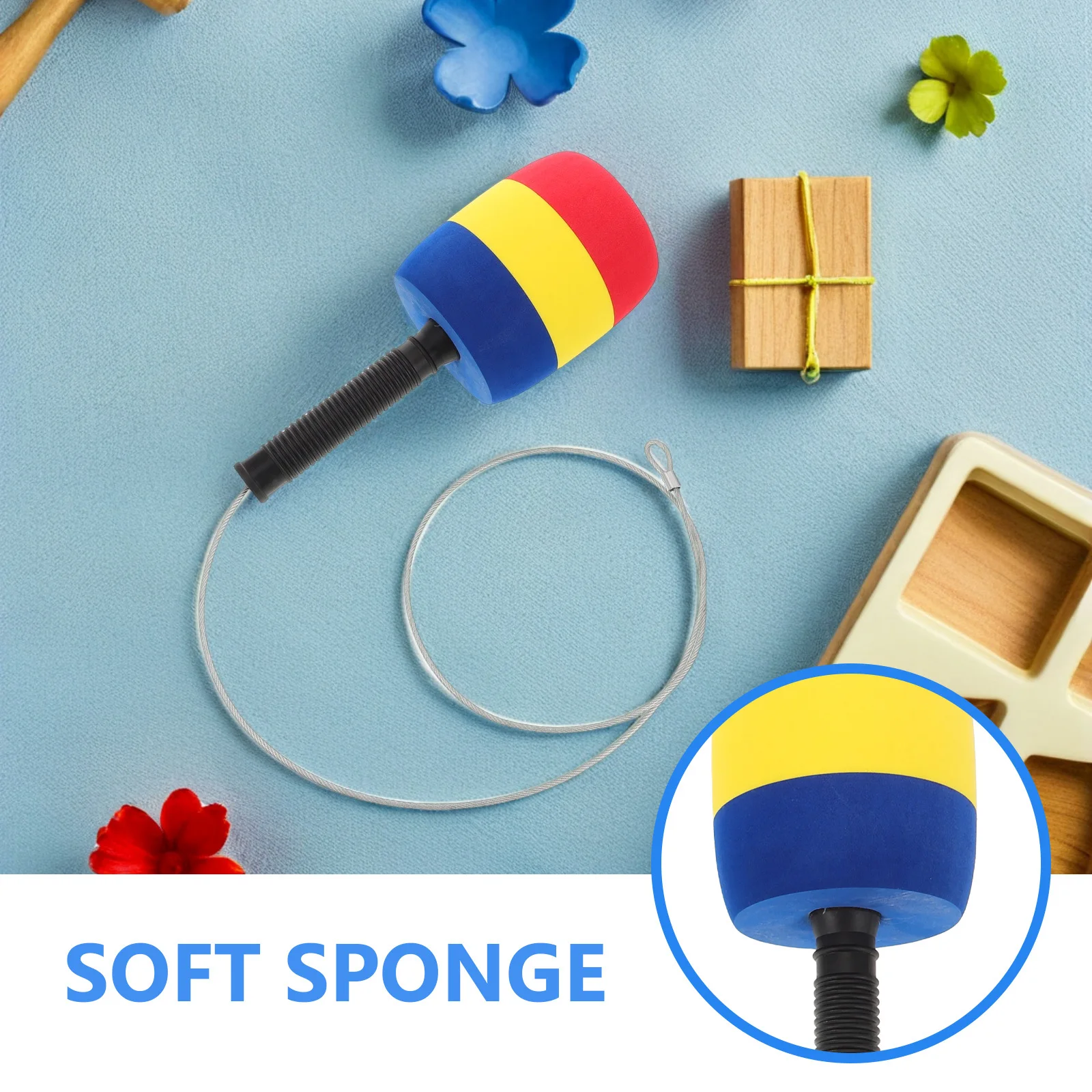 أداة لعبة القصف الإسفنجية المطرقة للأطفال للعب في الهواء الطلق، مطرقة بلاستيكية خفيفة الوزن لعيد ميلاد الأطفال الصغار