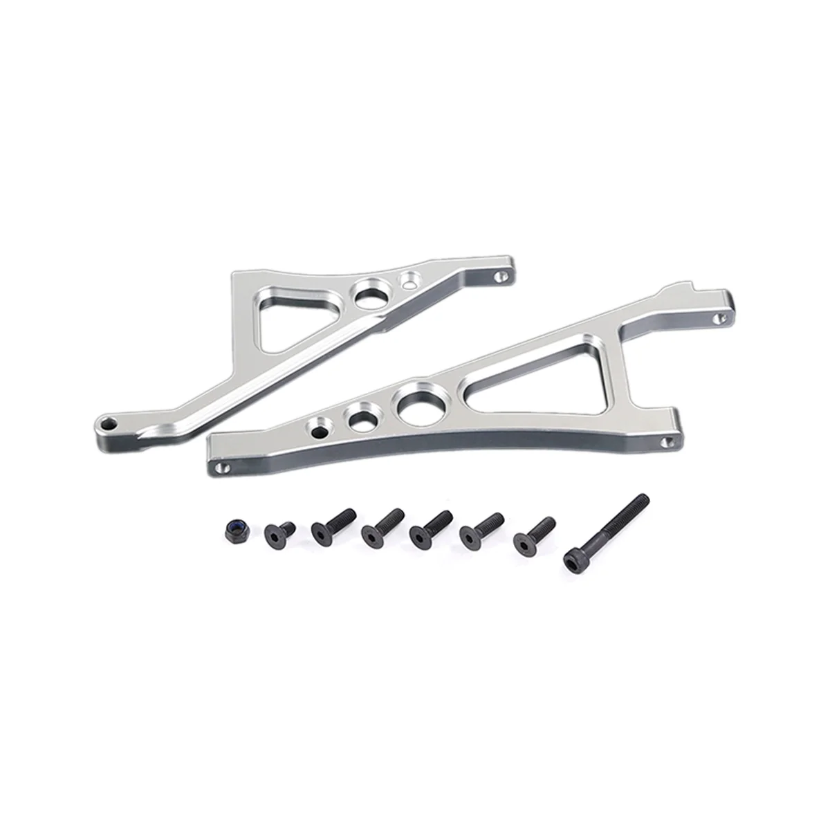 

For 1/5 Rc Car Losi 5Ive T Rofun Rovan LT KingmotorX2 Truck Spare Parts,Front and Rear Support Bracket Kit,Silver