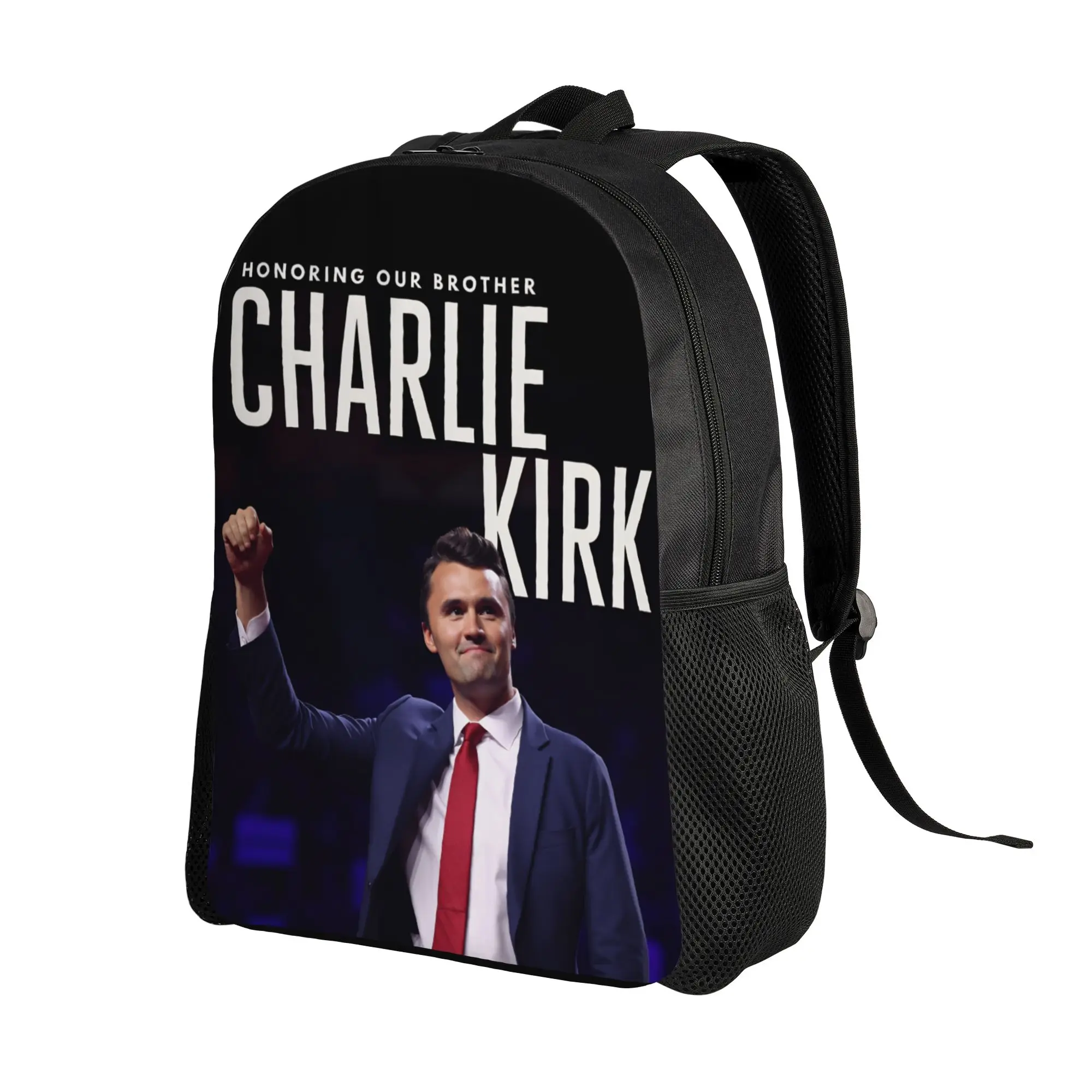 Rest in Peace Charlie Kirk Legends Backpack  Outdoor Backpacks Boy Kawaii High School Bags Designer Soft Rucksack