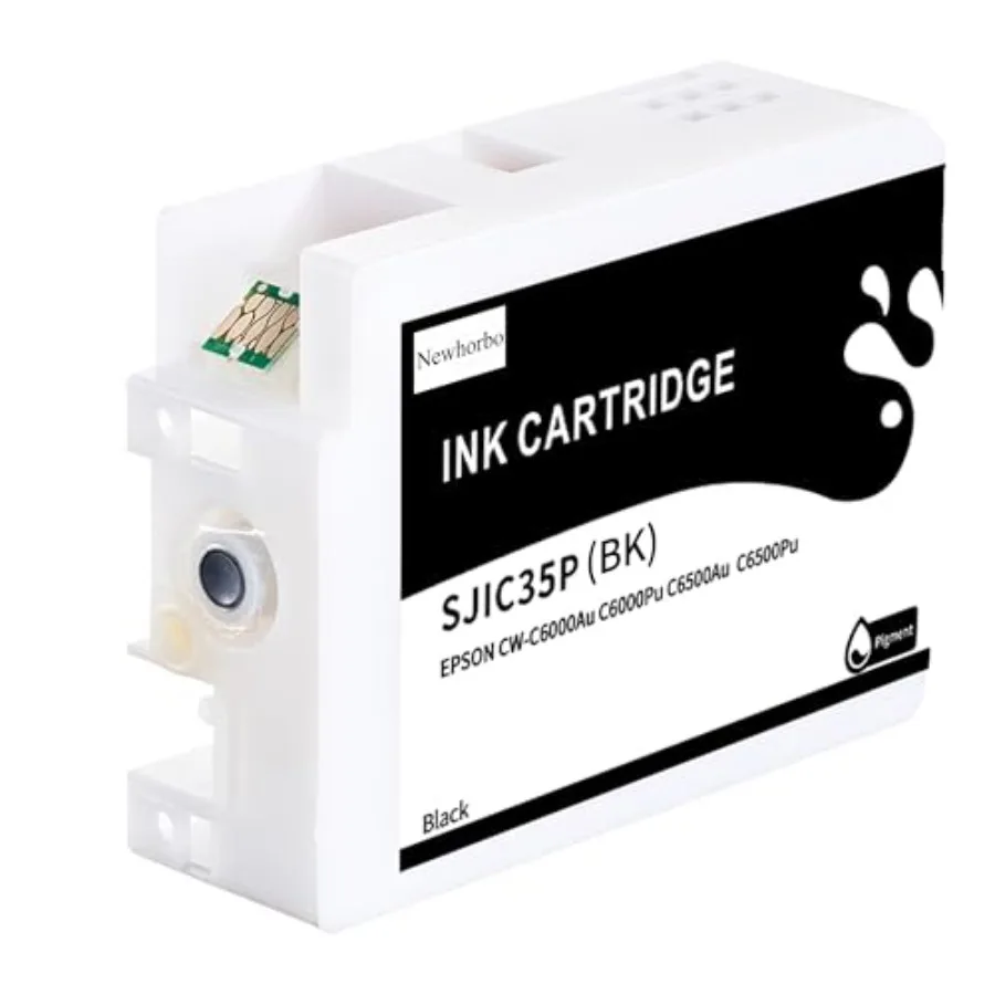 

SJIC35P Ink Cartridge T44B1 T44B2 T44B4 Remanufactured Replacement for CW-C6000Au C6500Au C6500Pu Printer Black 1-Pack