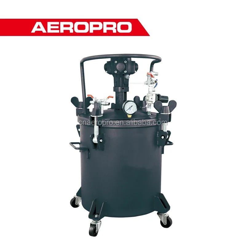 AEROPRO R8363A 20-liter meerkleurige schildermachine Verfdruktank met spuitpistool Pneumatisch coatinggereedschap voor muur