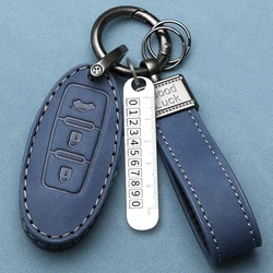 ar Key Case Cover for Nissan Leaf Micra Qashqai J11 J10 X Trail T32 Versa Note Patrol Key Fob Cover Accessories
