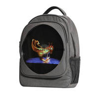 Fashion Backpack 3d Hologram Fan LED Holographic Projector Advertising Machine Display With 16G Memory Card 3D Hologram Fan Wifi