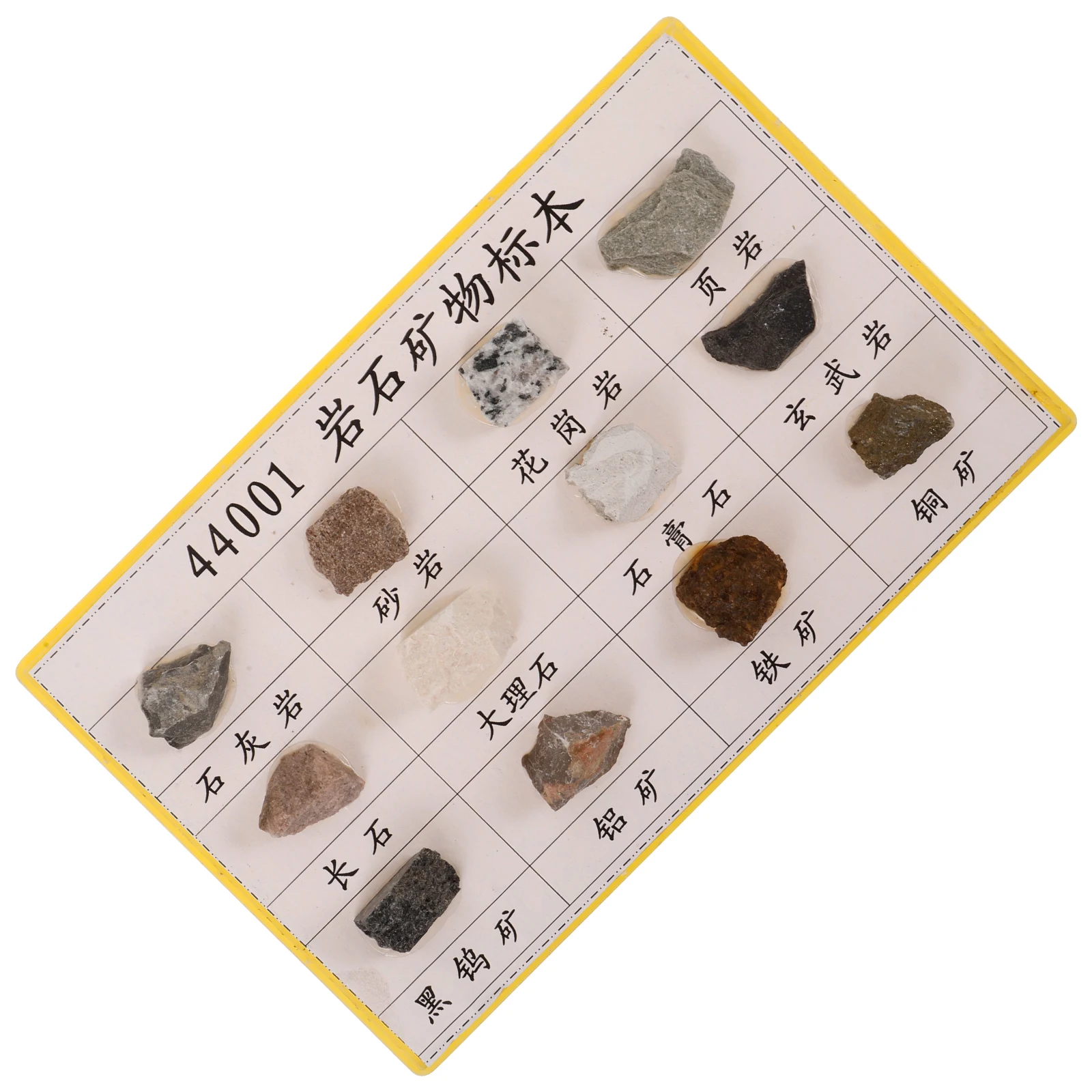 

12 pcs Mineral Specimens for Lab Rock Specimen For Collection Classroom Field Test Collection Display Kit Storage