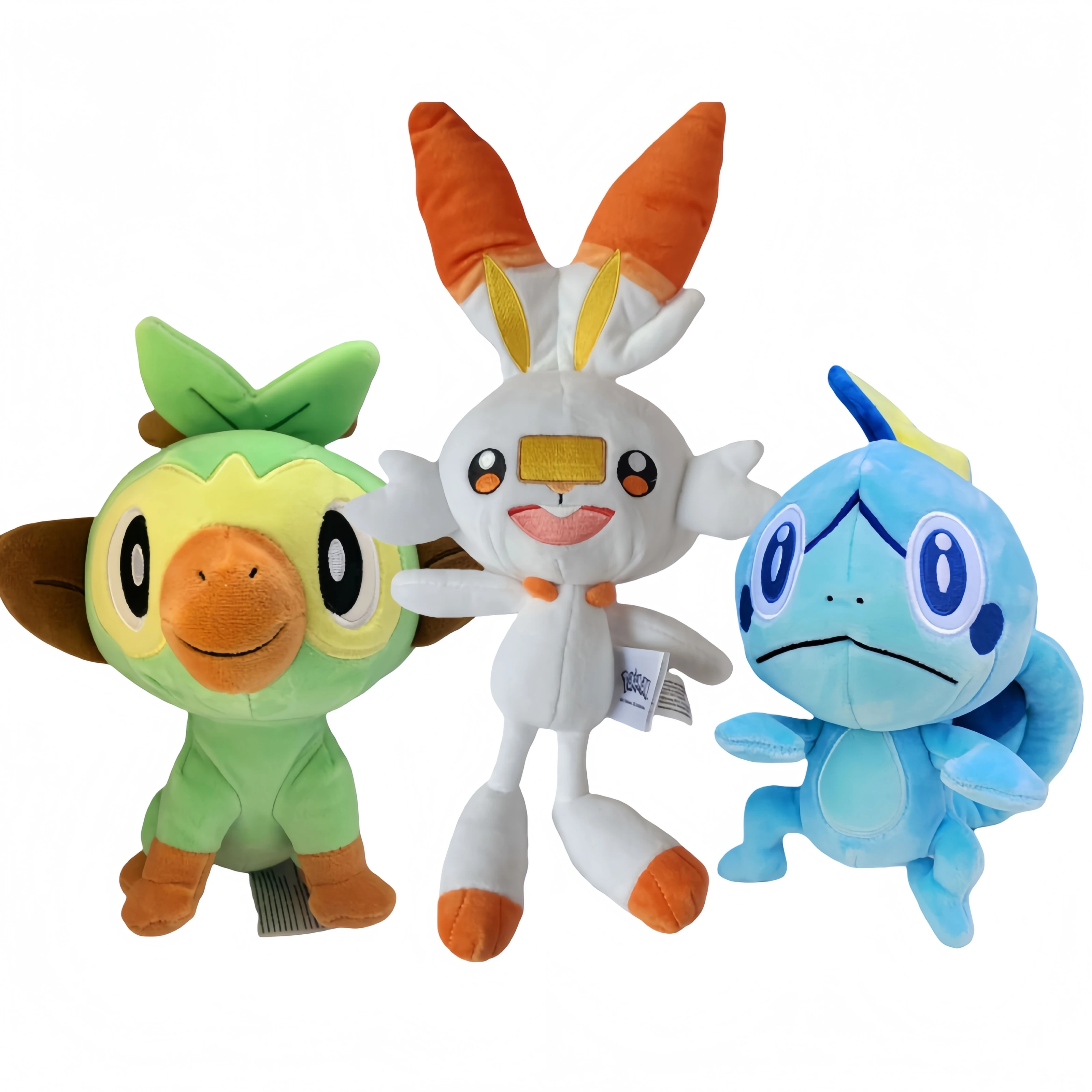 Peluche de Pokémon Scorbunny, Sobble, Grookey, Dynamax, Eevee, Rillaboom, Cinderace, Sword&Shield, muñeco de peluche, juguetes de Anime Kawaii, regalos para niños