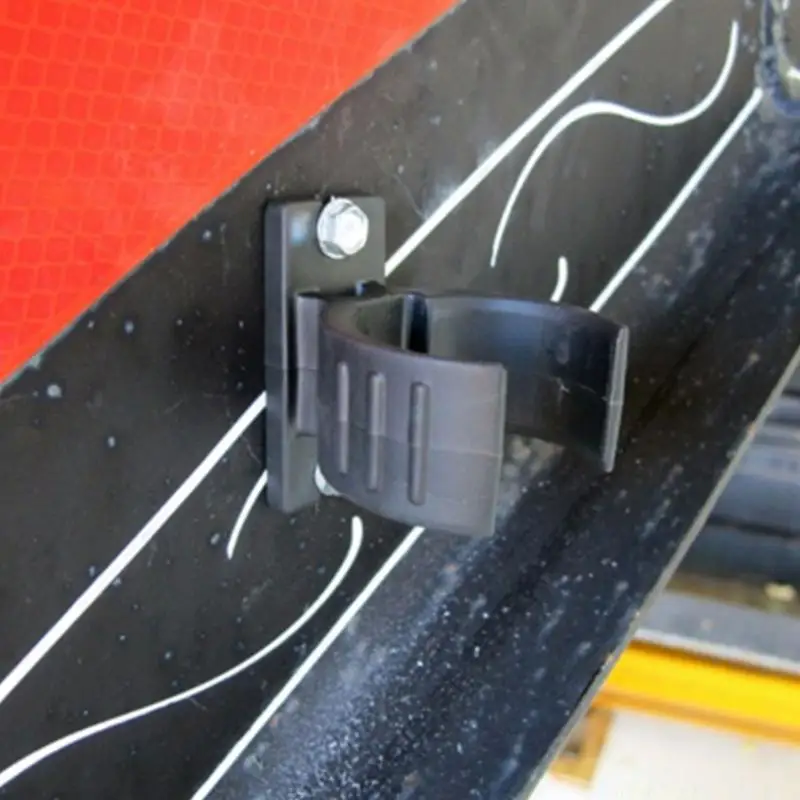 J0MA Trailer Socket Parking Bracket for US 6 Way and 7 Way Wiring Ends, Screw Mount Towing Cable Clip with 2 Mounting Screws