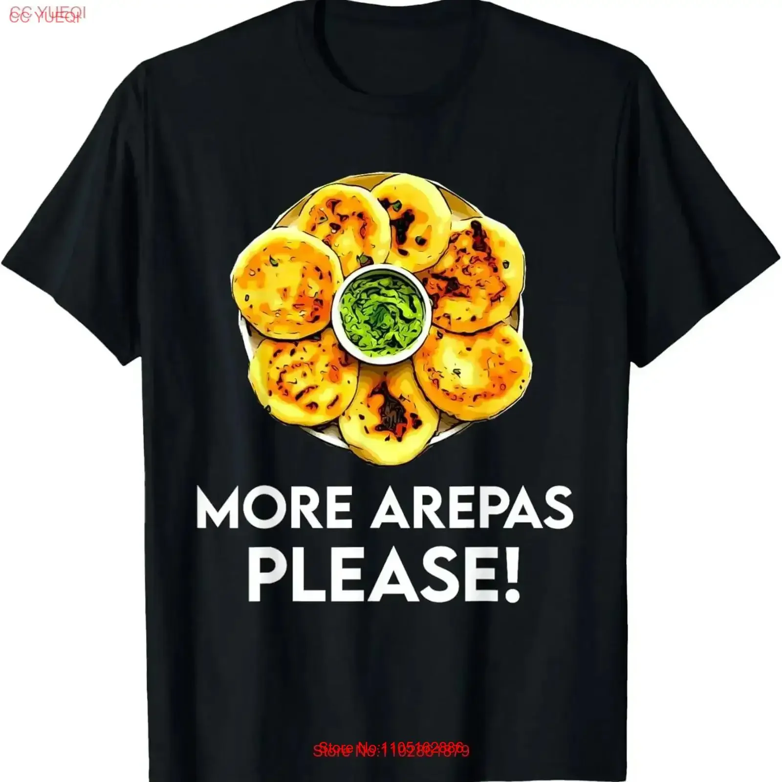 Colombia Food Comida Pride Matching Colombian Arepas Funny T Shirt vintage Washed Versatile designer clothes Slightly vintage