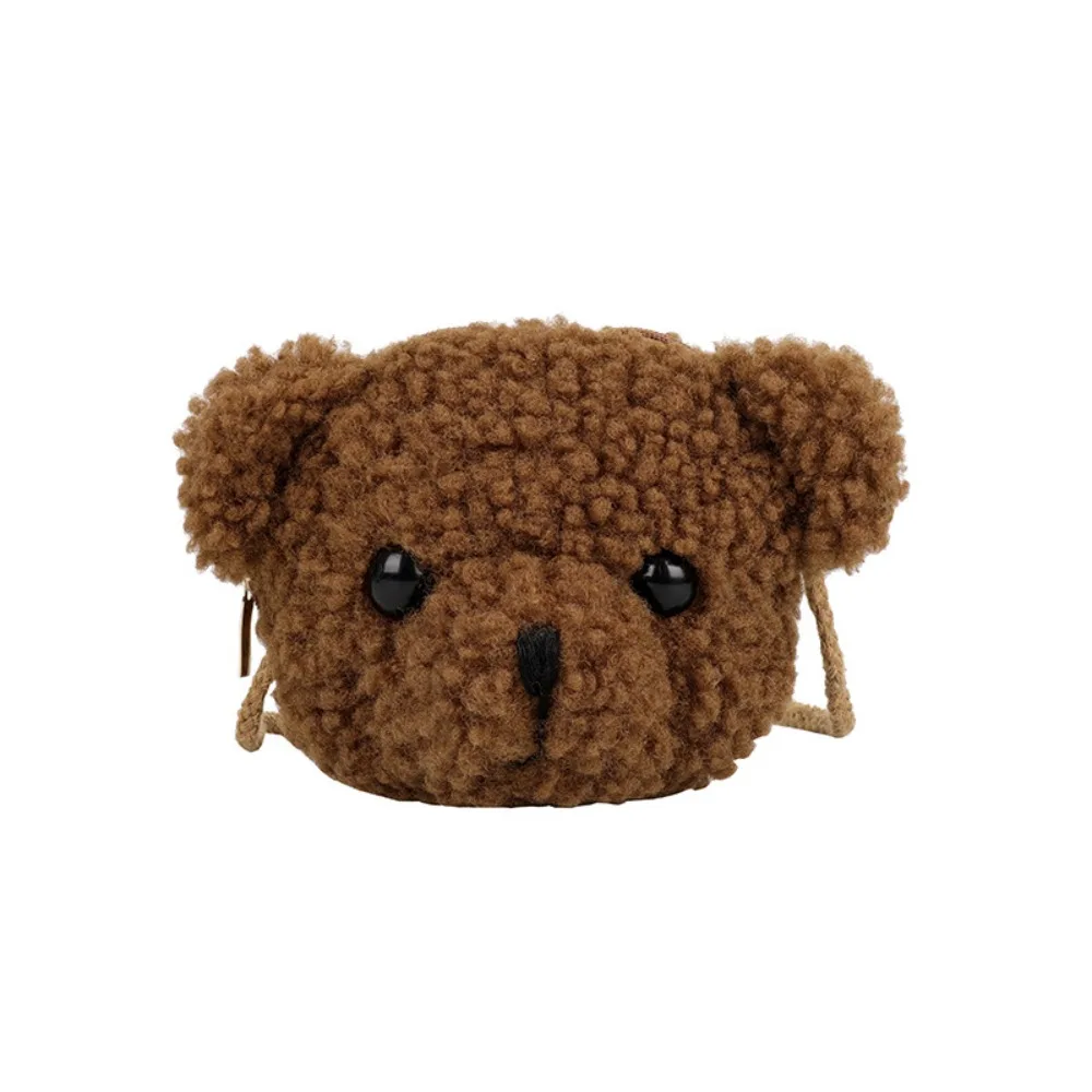Bear Earphone Organizer Backpack Handbag Zipper Diagonal Women Bag  Bear Shoulder Bag Smile Bear  Bag  Purses