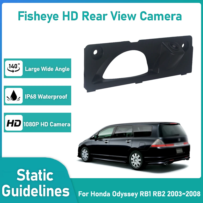 

Car Rear View Reverse Backup Parking HD Waterproof 1080*720P Camera For Honda Odyssey RB1 RB2 2003 2004 2005 2006 2007 2008