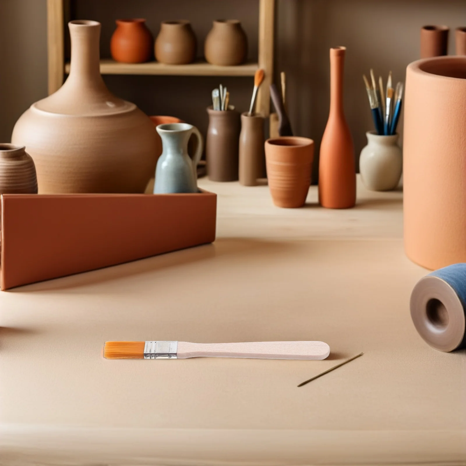 

Nylon Board Brush Paint Application Brush Cleaning Tool Durable Nylon Bristles for Surface Coating and Scrubbing Heavy Duty