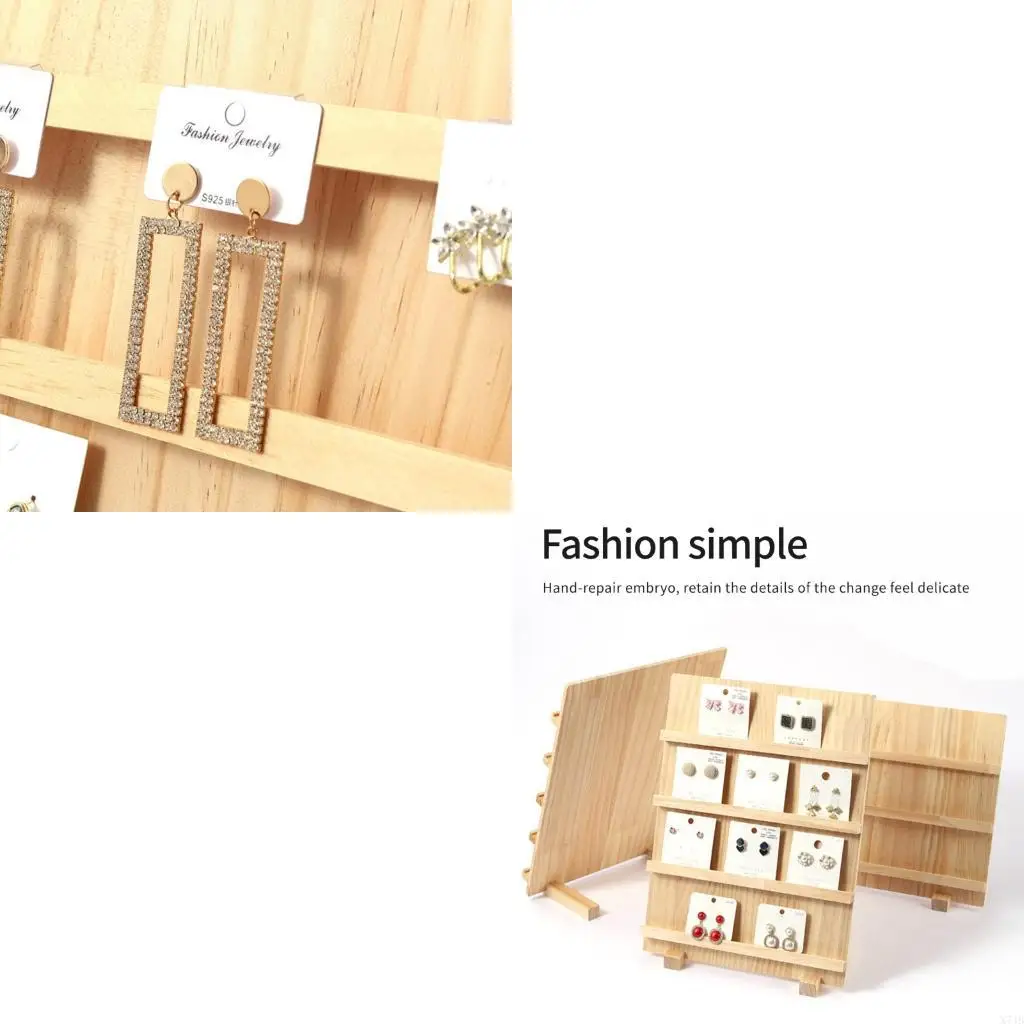 

Earring Display Stand Jewelry Holder Earring Card Holder Texture Suitable for Earrings Necklace Rings Display