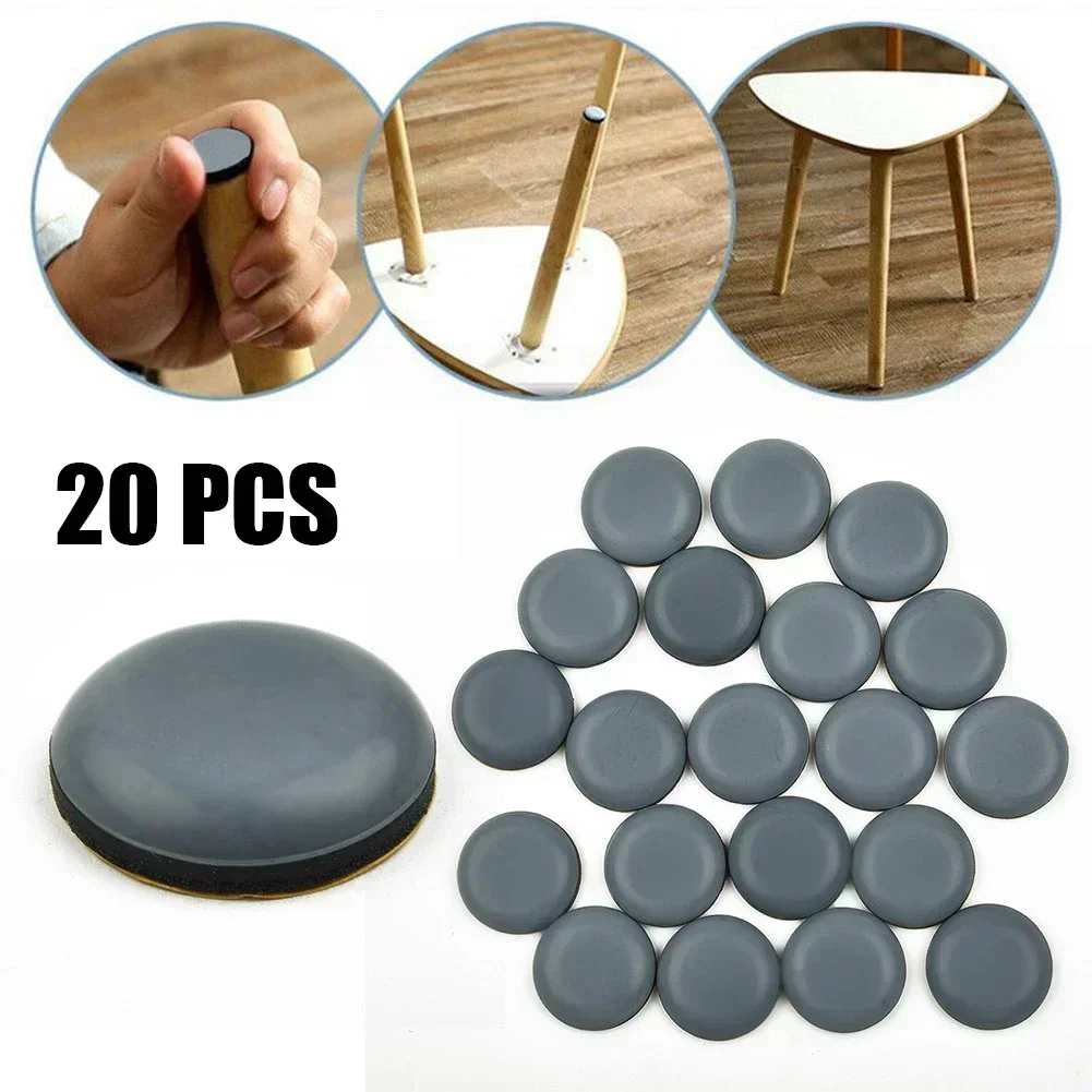 

Durable Furniture Sliders Protector Set Shifter Sofa 20pcs Pads Protective Removal Anti-collision Dining Chair