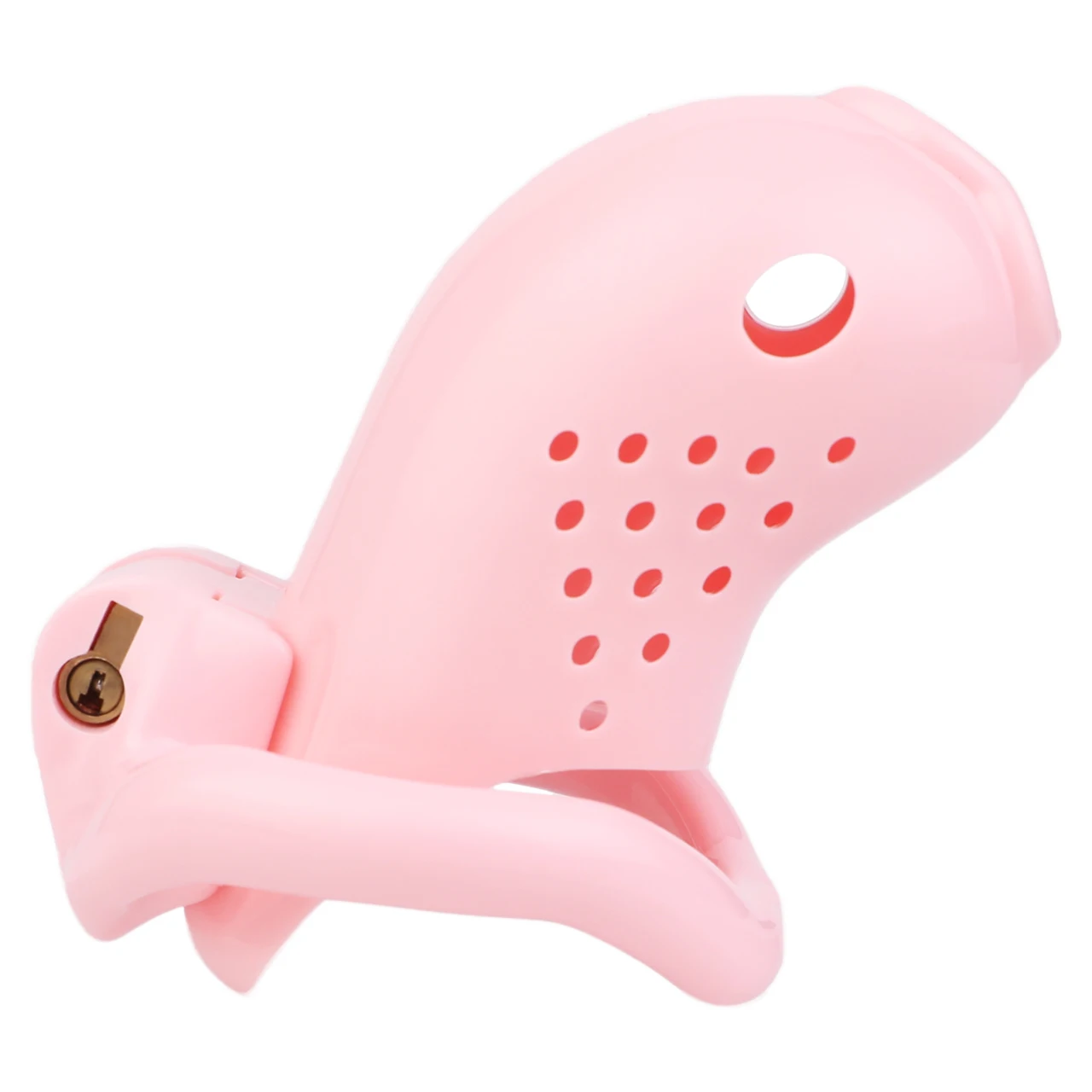 남성용 순결 케이지 ABS 케이지 소프트 튜브 플러그, 장기적 거부를 위한 음경 구속 잠금 장치, 불순결 방지 음경 케이지, 성인 BDSM 섹스 토이