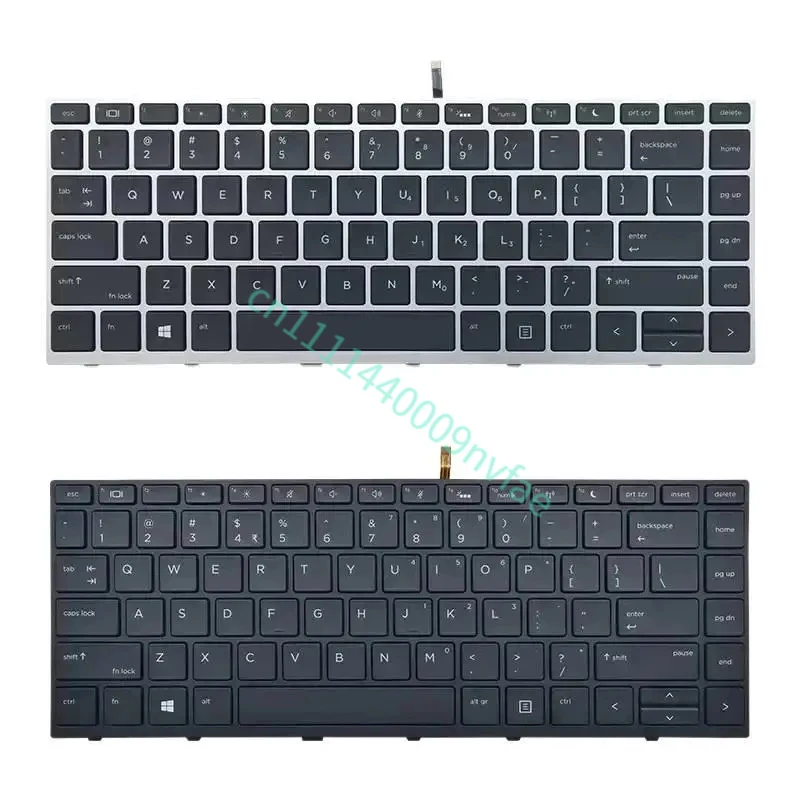 US keyboard for HP Probook 640 640 645 645 G5 G4  430 440 445 G5 No backlight 0.3