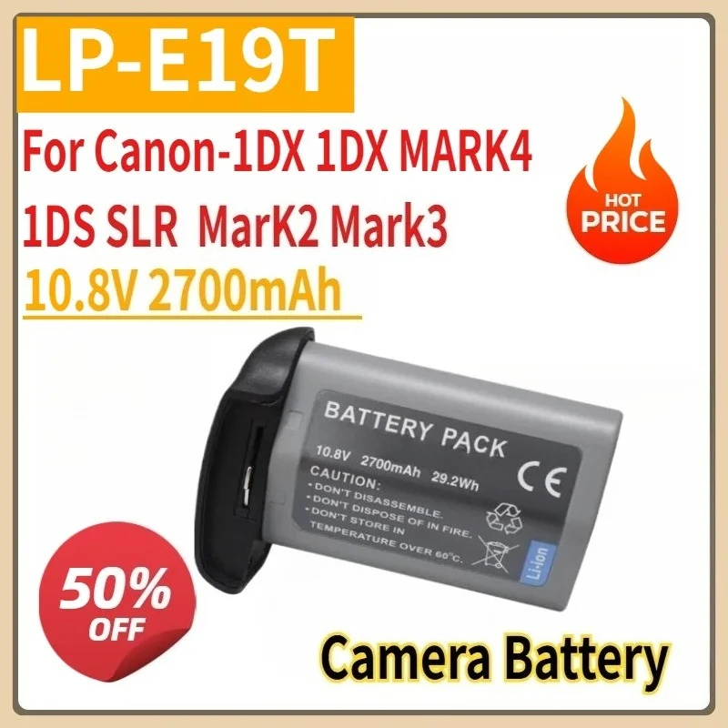

New Replacement Camera Battery LP-E19T 10.8V 2700mAh for Canon-1DX 1DX MARK4 1DS SLR MarK2 Mark3