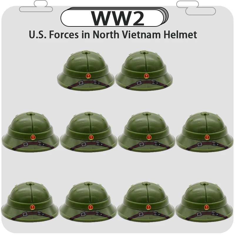 WW2 Militaire Accessoires Bouwstenen US Ranger Italië Duitse Britse Leger Soldaat Figuren Gun Helm Bakstenen Verjaardagscadeautjes