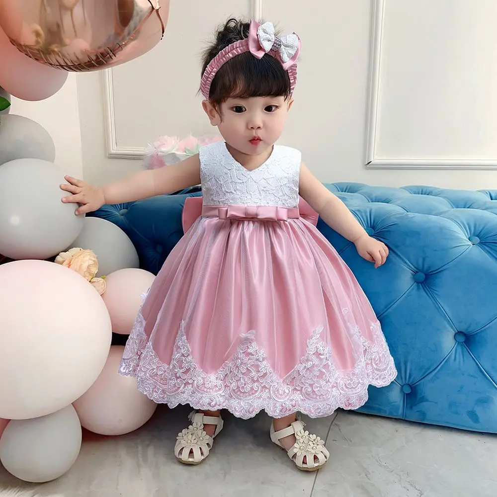 children-princess-dress-lace-bowknot-sleeveless-outfits-summer-casual-party-wedding-birthday-clothes-for-little-girls