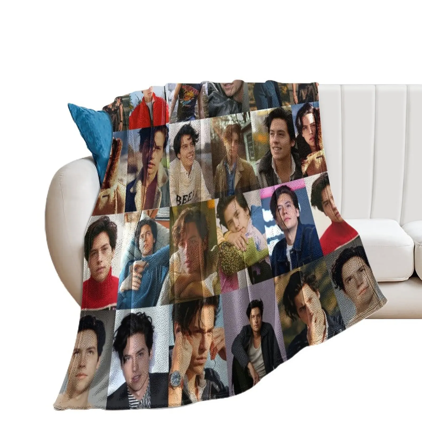 Cole Sprouse Throw Blanket Decorative Sofa Luxury Thicken warm winter Soft Plaid Blankets