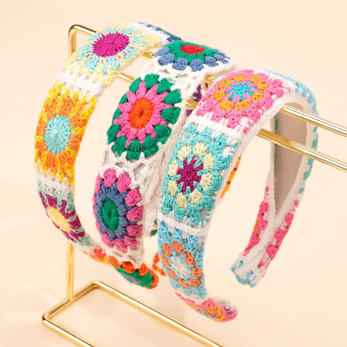 

Повседневная вязаная повязка на голову с цветочными вырезами: Женская повязка на голову во французском стиле – модные аксессуары для волос для девушек