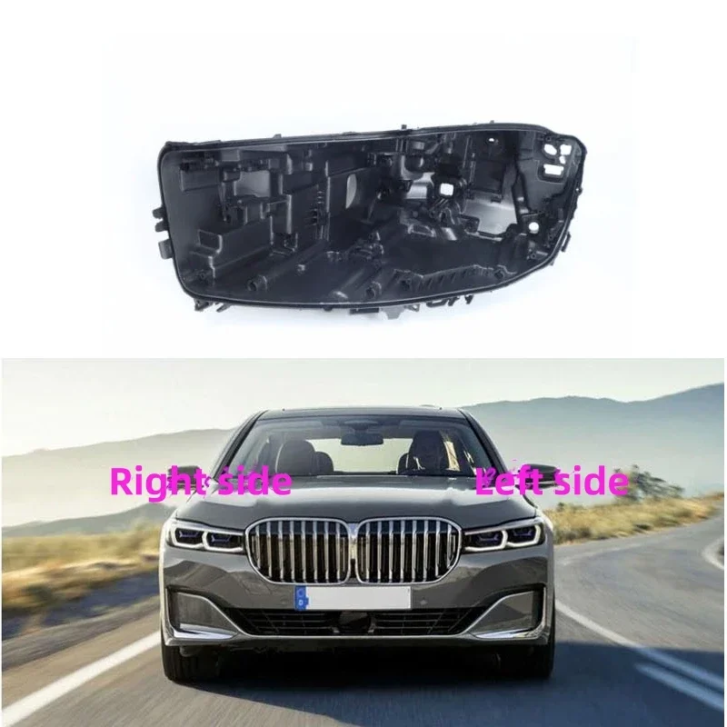 Headlight Base for BMW 7 Series 2019 2020 2021 2022 2023 2024 Headlamp House Car Rear Base Front Auto Headlight Back House