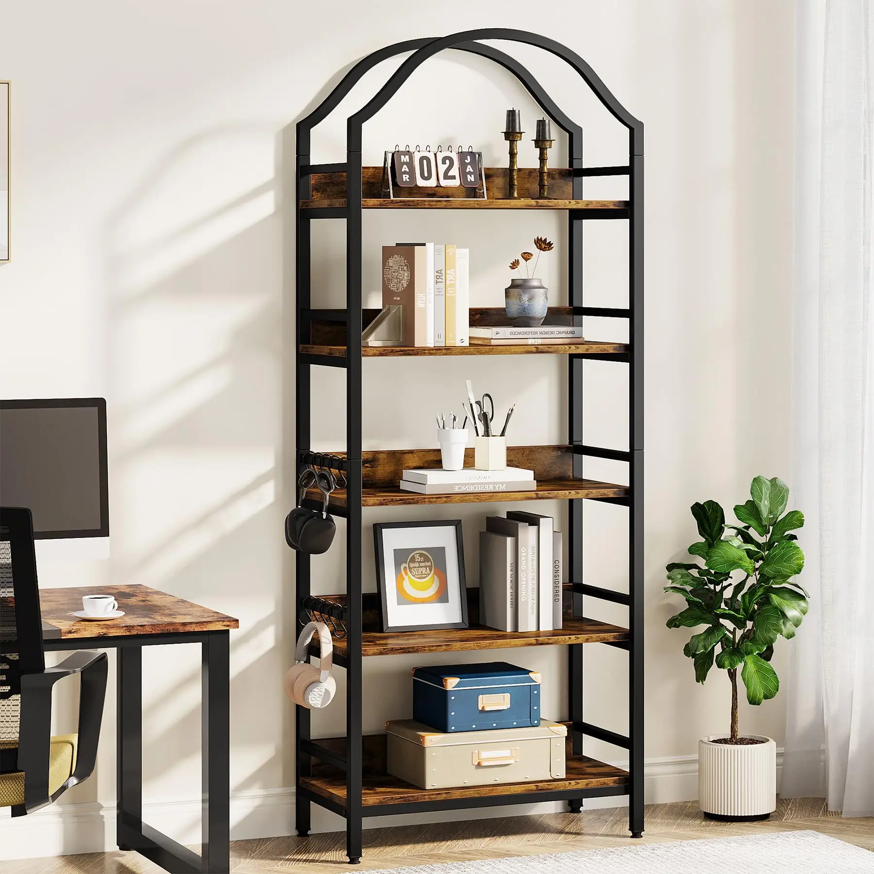 Tribesigns 5-Tier Bookshelf, 73