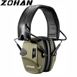 ZOHAN-Electronic Ear Protector Tactical Headphone Hunting Ear Defender Active Noise Reducing Earmuffs Hearing Protection Outdoor