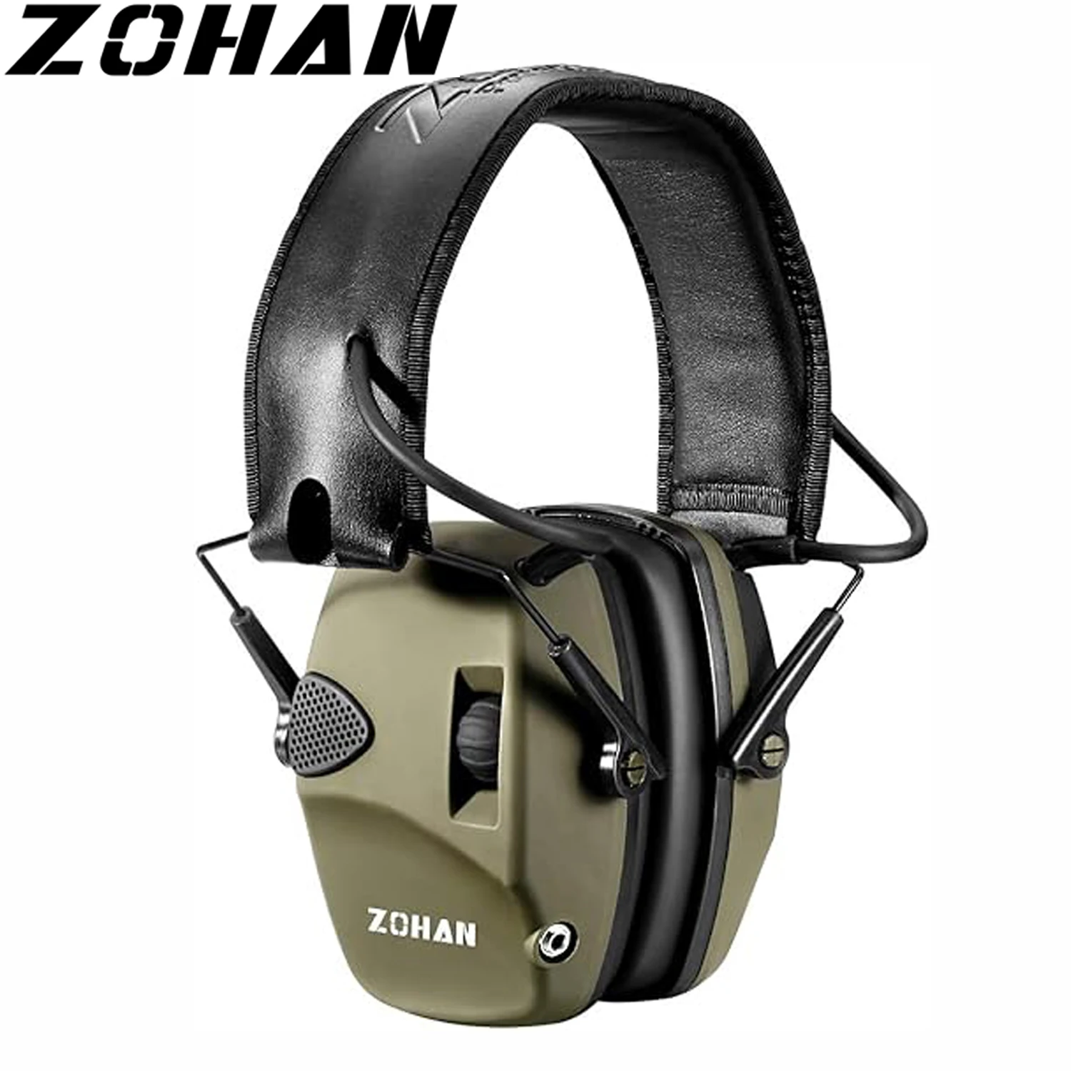 ZOHAN-Electronic Ear Protector Tactical Headphone Hunting Ear Defender Active Noise Reducing Earmuffs Hearing Protection Outdoor