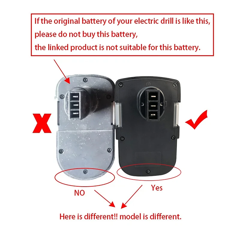 แบตเตอรี่ Ni-Cd 18V 6800mAh สำหรับการเปลี่ยนเครื่องมือไฟฟ้า H18 interskol ใหม่เอี่ยมแบตเตอรี่เจาะไร้สาย