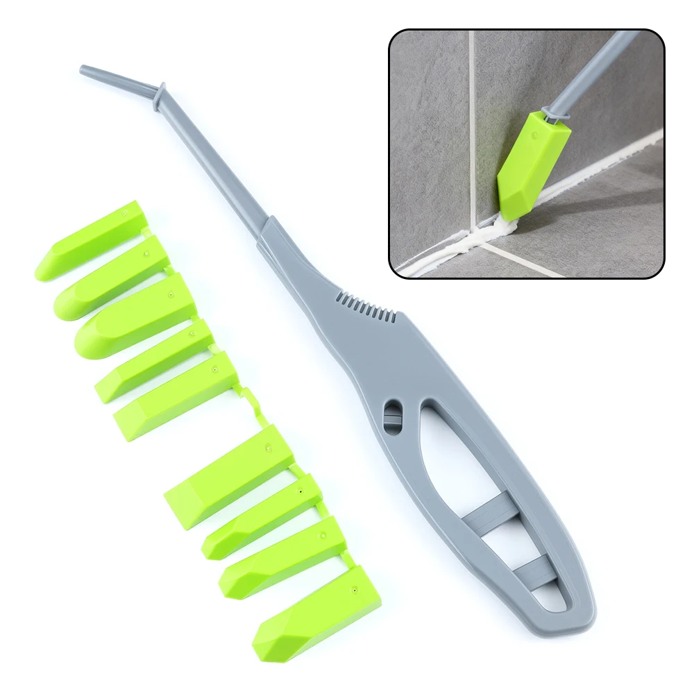 Silicone Caulking Tools 9 In1 Glass Glue Angle Scraper Multi-angle Grout Kit For Window Ceramics Tile Kitchen Sink Floor Gap
