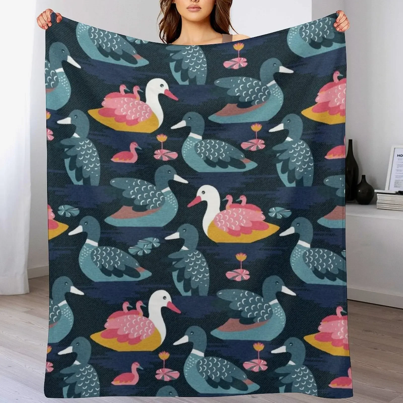 Ducks and ducklings everywhere Throw Blanket Cute for babies Sofa Throw Decorative Sofa Blankets