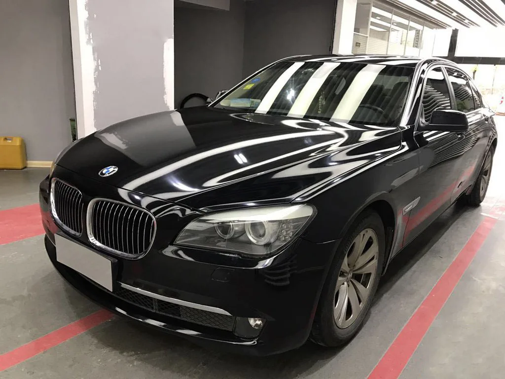 PET Auto Sticker Ultra Glossy Piano Black White Car Vinyl Wrap Film Air Bubble Free Vehicle Accessories Interior Decoration - view 3