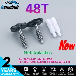 48T Metal Gear for Retractable Side Rearview Mirror For Subaru IMPREZA WRX STI Mazda Plastic rod worm Car Accessories  tools