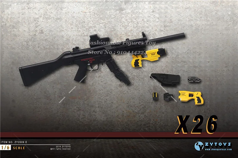ZYTOYS 1/6 broń żołnierska Magnum M500 M1911 pistolet M9 pistolet X26 Mini plastikowy pistolet zabawki militarne zmieścić 12-calową figurkę