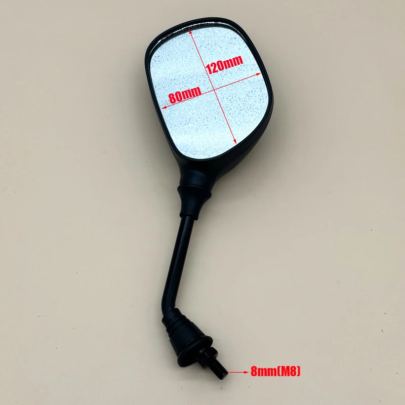 1 Pair Universal 22mm Rearview Mirror Side Convex Mirror For Honda Kawasaki Suzuki Yamaha KTM ATV Dirt Bike 8mm