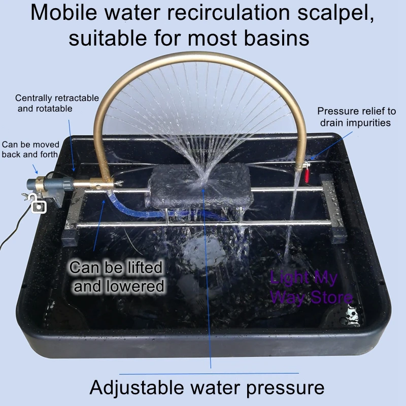 

Mobile Tea Bran Water Circulation Head Therapy Flushing Hair Wash Bed Plus Head Soup Hydrotherapy Machine