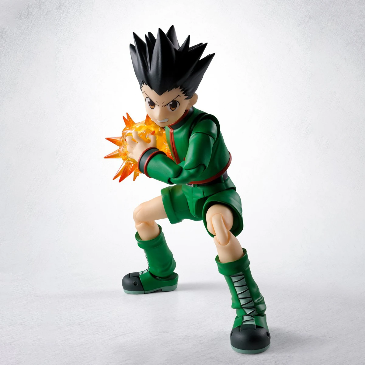 In Stock Original BANDAI Action Dolls S.H.Figuarts Hunter Hunter Gon Freecss Anime Figure Action Figure Model Decoration