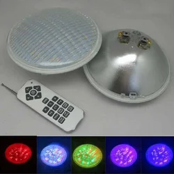 Luzes subaquáticas LED RGB para piscina, luz da lagoa da fonte, projector exterior, CA, DC 12V, 18W, 24W, 36W, 45W, 54W, PAR56