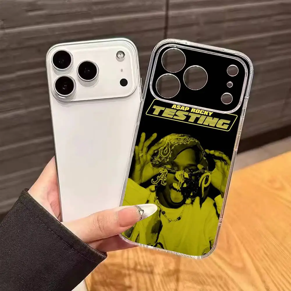 Rapper A-Asap R-Rocky Transparent Phone Case For IPhone 18 17 16 15 14 13 12Pro Max Plus Soft Cover