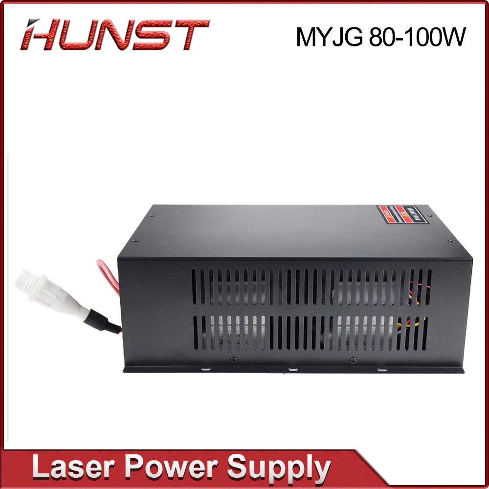 Imagem -04 - Hunst Co2 Laser Power Supply Myjg100w For 80w-100w Laser Cutting And Engraving Machine