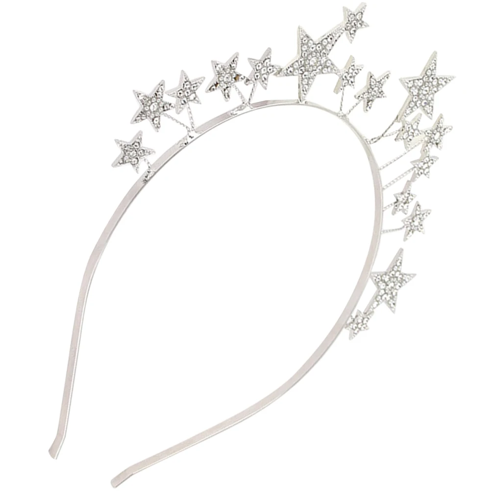 

Rhinestone Headb s Women Headdress Bridal Hoops Party Hair nament Star Headb Wedding Accessories Delicate Hairb For Girl