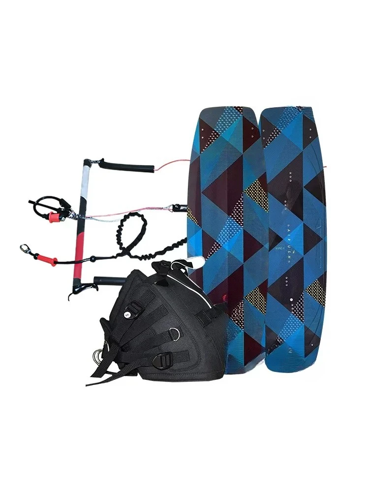 Water Kite Two-Way Surfboard Float Racing Wakeboard with Foot Cover