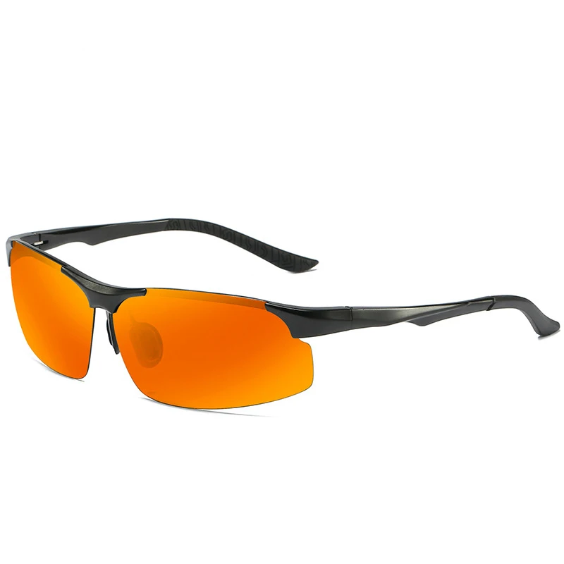 

Quality Aluminum Sunglasses Men Polarized UV400 Driver Car Eyewear TAC Yellow Sunglasses Fishing Safety UV Protection
