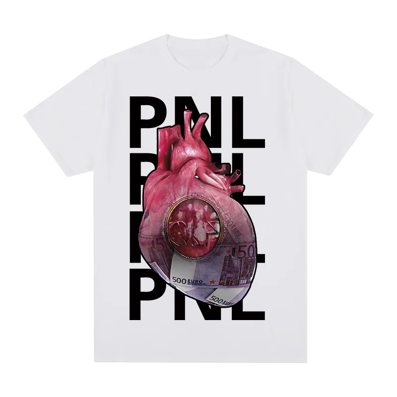 PNL Vintage T-shirt  French Rap Hip Hop Fashion Gothic Manga Graphic Le Monde Chico Cotton Men T Shirt New Tee Tshirt Women Tops