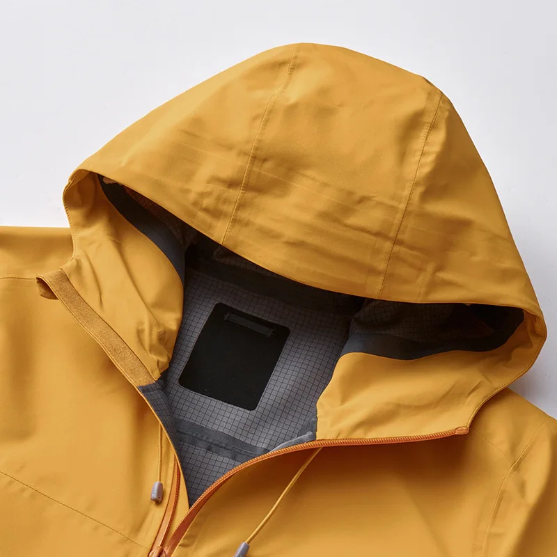 W2EJOURNEY EU US Size Luxury Quality Windbreak Jacket Outdoor Wear Hard Shell Rainproof Ski Breathable Hiking Jacket For Men