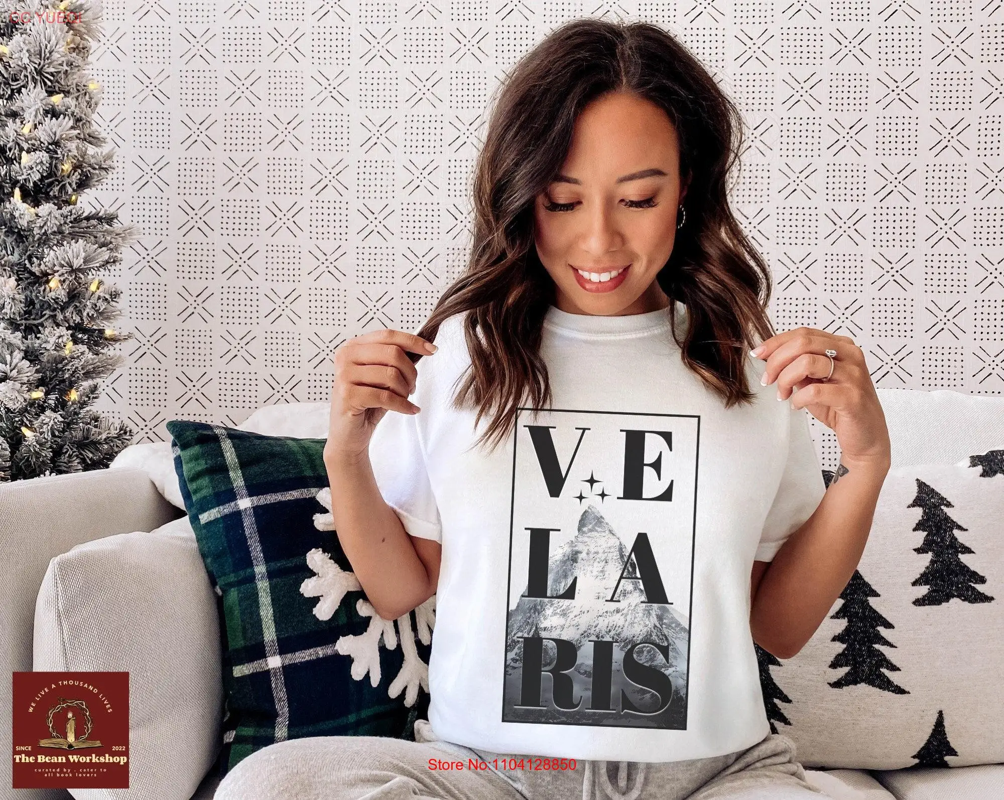 

Velaris T Shirt ACOTAR Official Sarah J Maas Merchandise Bookish Birthday for Book Lovers from Best Friends Reading