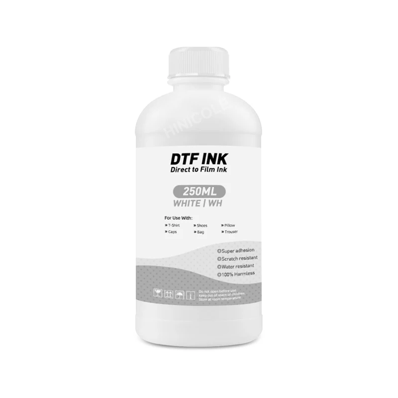 Hinicool-tinta DTF para impresora Dirent, 250ML, para Epson L1800, L800, L805, DX5, DX7, I3200, I4720, I5113, cabezal de impresión DTF, 5 colores