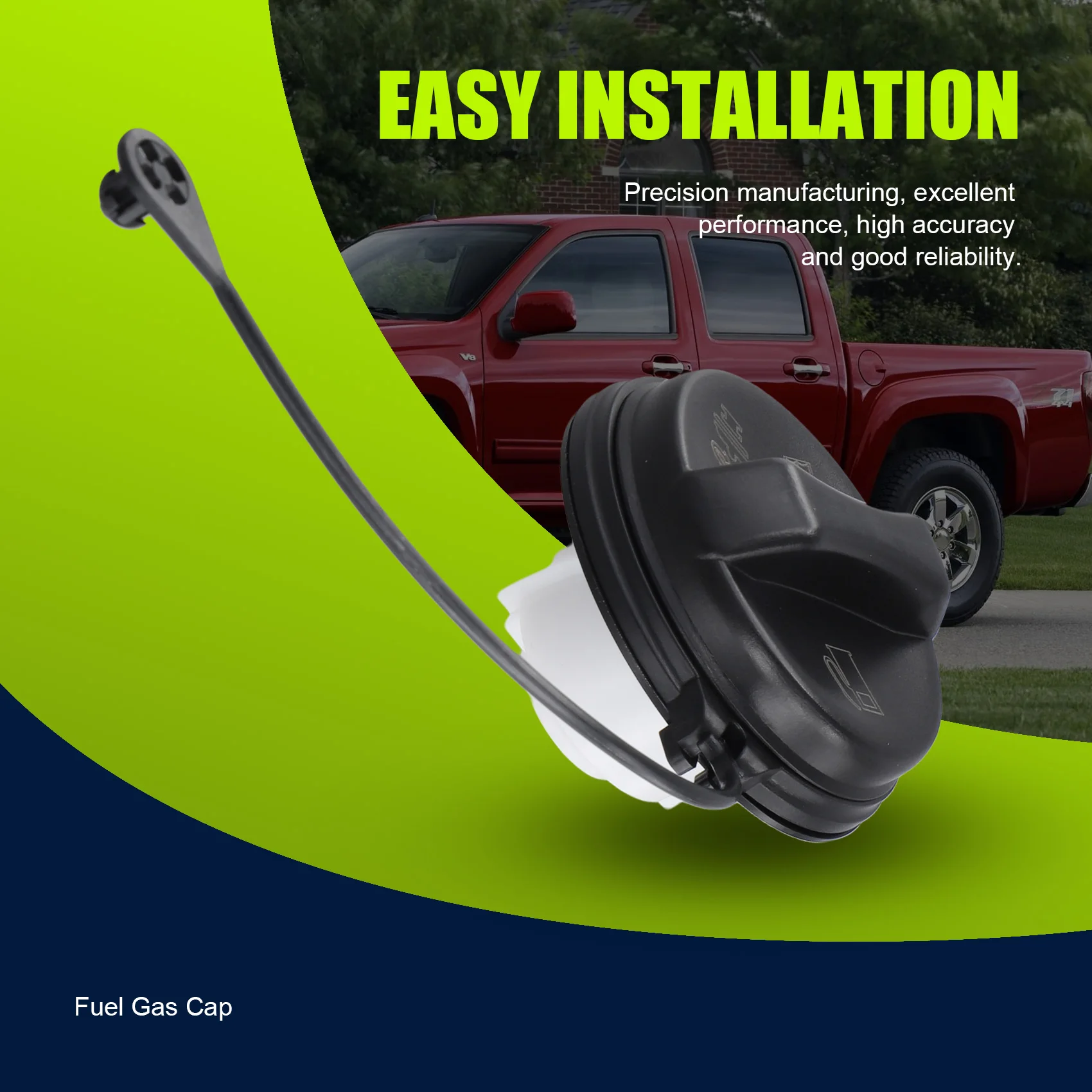 ABOK-غطاء الغاز لخزان الوقود لسيارة بويك جي إم سي بونتياك زحل 2002-2014 10372866 10372868 25828365 #2