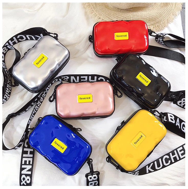 Fashion Bag Women Plastic Box Fashion Casual Zipper HARD Solid Shoulder Bag Pures And Bags Crossbody Girls Bag Fevered